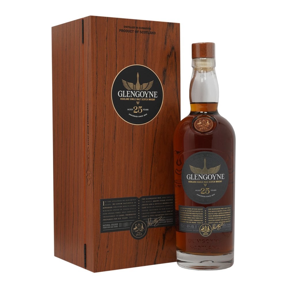 A bottle of Glengoyne 25 Year Old - Sherry Cask
